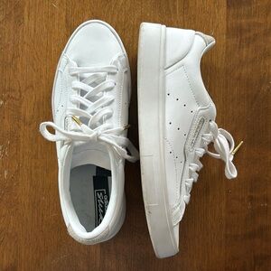 Adidas Sleek leather sneakers
